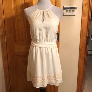 Express cream dress. NWT
